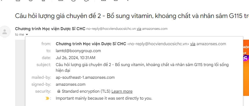 sử dụng email cá nhân hóa